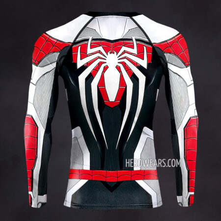 Spiderman Advanced Suit Compression Shirt Rash Guard