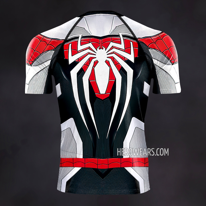 Spiderman Advanced Suit Compression Shirt Rash Guard
