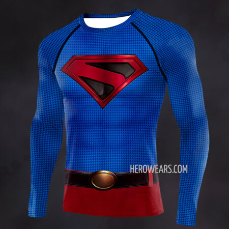 Superman Kingdom Come Compression Shirt Rash Guard