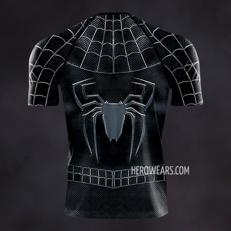 Venom Black Suit Compression Shirt Rash Guard