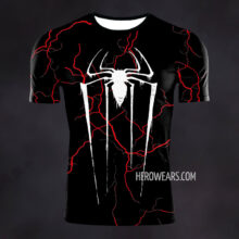 Spiderman Electric Compression Shirt Rash Guard
