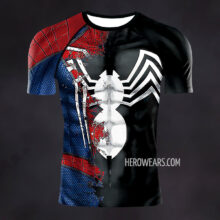 Spider Man Turned Compression Shirt Rash Guard