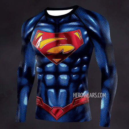 Superman Bizarro Compression Shirt Rash Guard