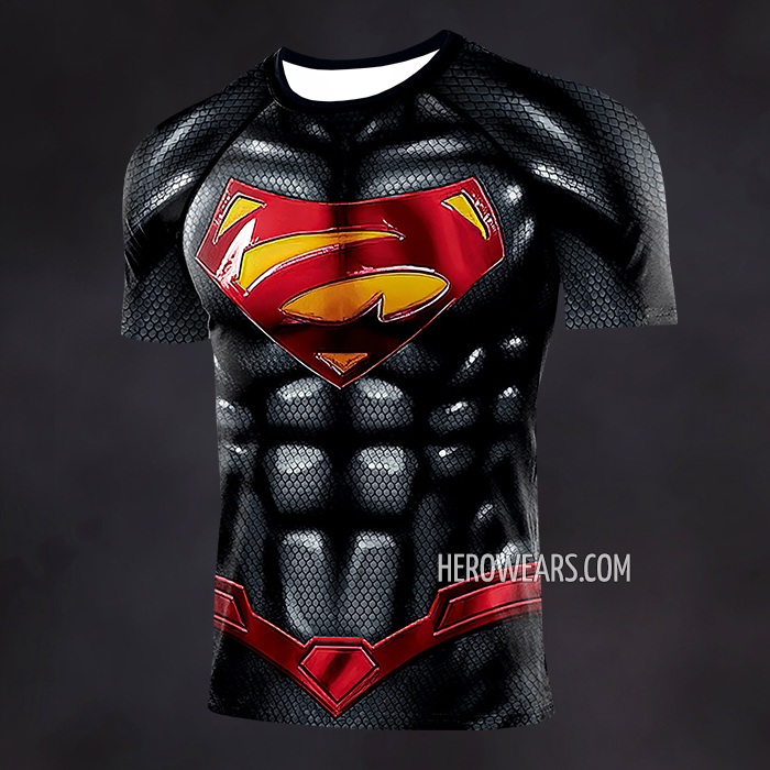 Superman Bizarro Compression Shirt Rash Guard