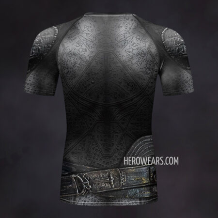 Black Adam Compression Shirt Rash Guard