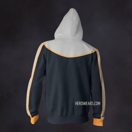Black Adam Zip Up Hoodie