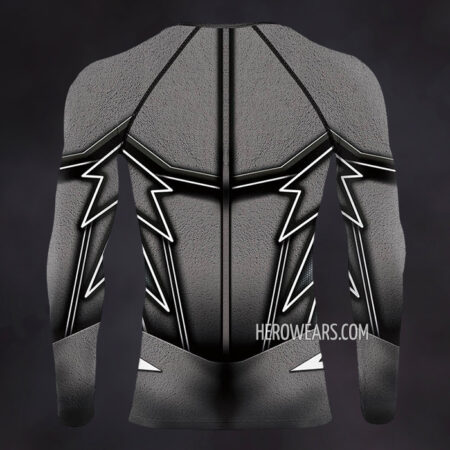 Zoom Black Flash Rash Guard Compression Shirt