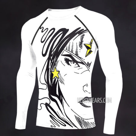 Wonder Woman Rash Guard Compression Shirt