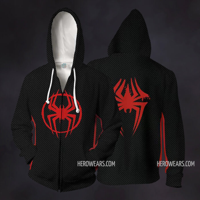 Miles Morales Zip Up Hoodie