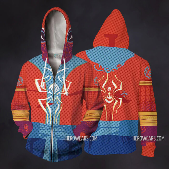 Spiderman Pavitr Prabhakar Zip Up Hoodie