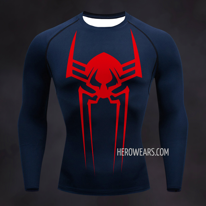 Spiderman Miles Morales 2099 Compression Shirt Rash Guard
