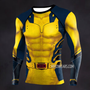 Wolverine Rash Guard Compression Shirt