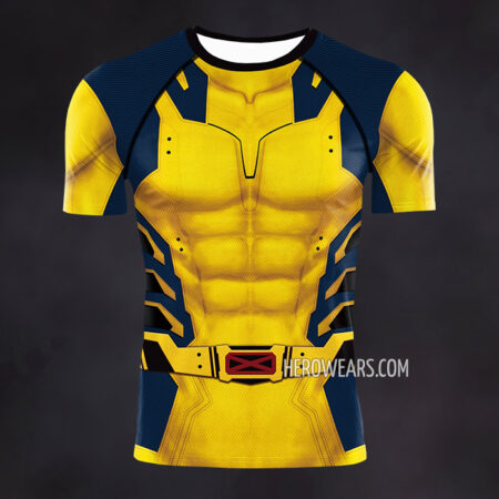 Wolverine Rash Guard Compression Shirt