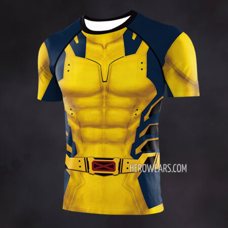 Wolverine Rash Guard Compression Shirt