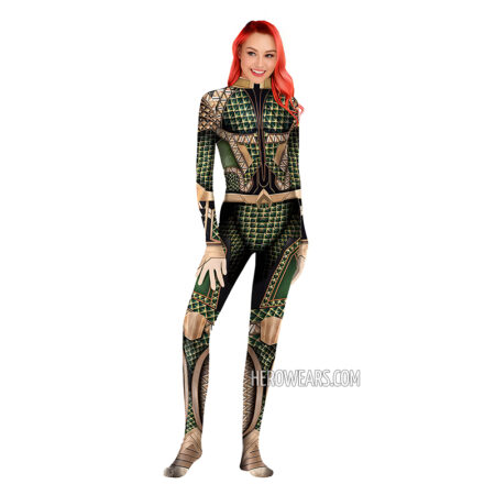 Women's Aquaman Costume Body Suit