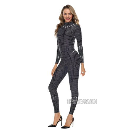 Women's Black Panther Costume Body Suit
