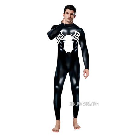Spiderman Symbiote Black Costume Body Suit