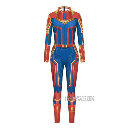 Women's Captain Marvel Costume Body Suit
