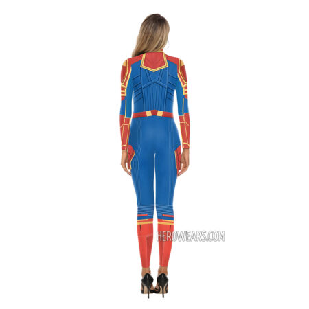 Women's Captain Marvel Costume Body Suit