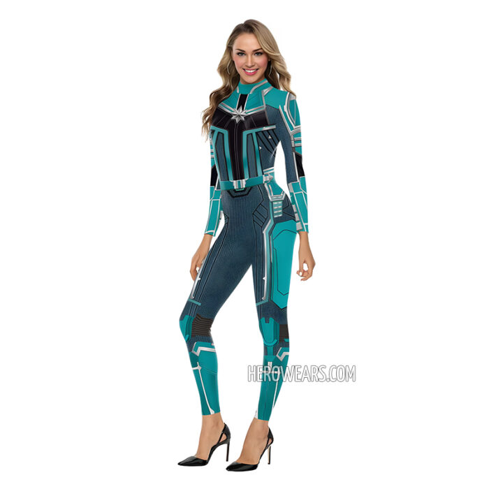 Women's Captain Marvel Costume Body Suit