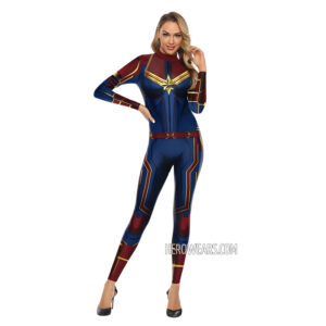 Women's Captain Marvel Costume Body Suit