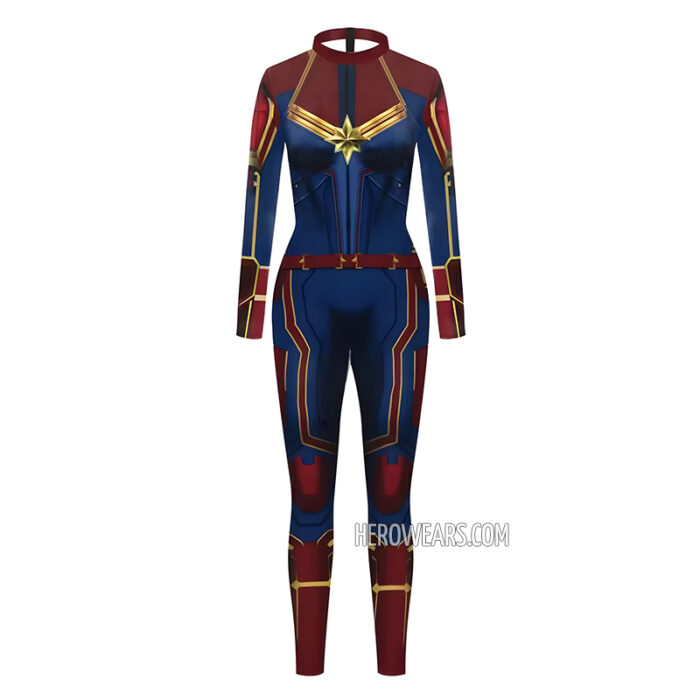 Women's Captain Marvel Costume Body Suit
