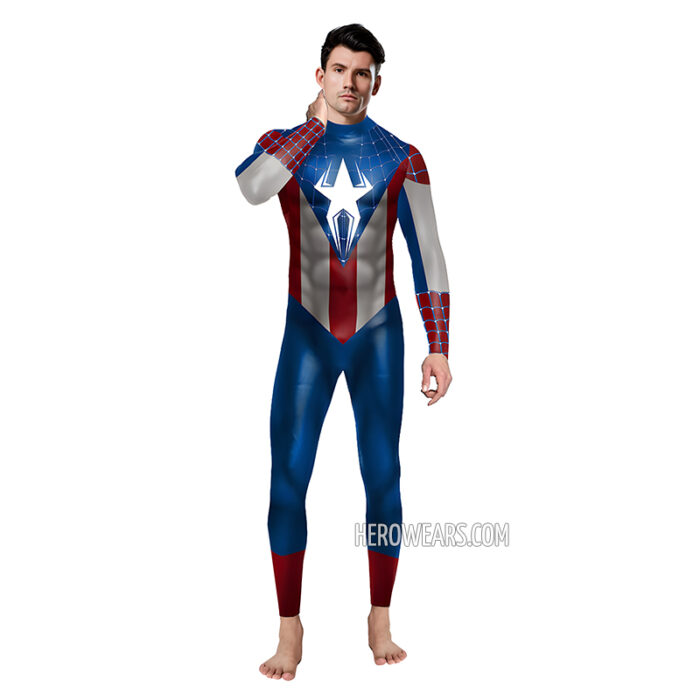 Captain Spider Costume Body Suit