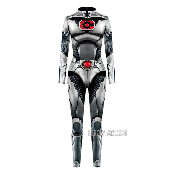 Women's Cyborg Costume Body Suit