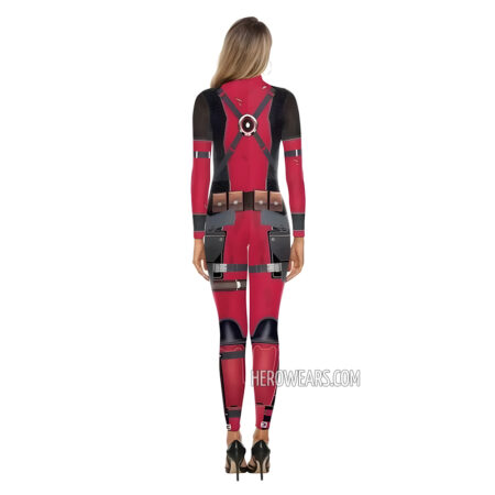 Women's Deadpool Costume Body Suit