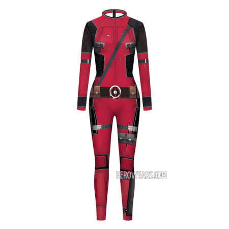 Women's Deadpool Costume Body Suit