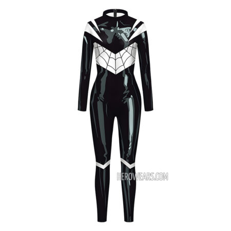 Women's Spider Woman Felicia Hardy Costume Body Suit