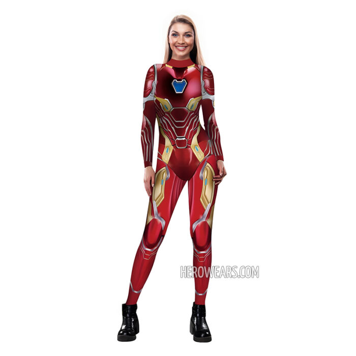 Women's Iron Man Costume Body Suit