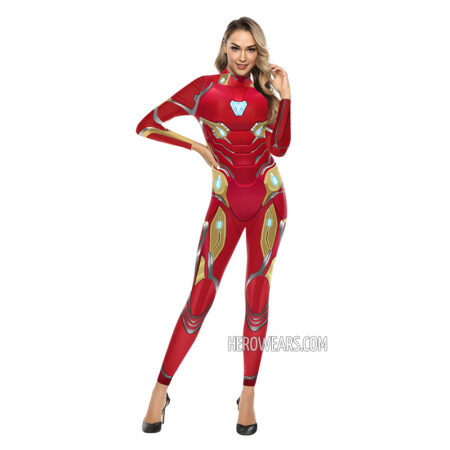 Women's Iron Man Costume Body Suit