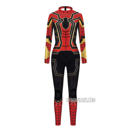 Women's Iron Spider-Man Costume Body Suit