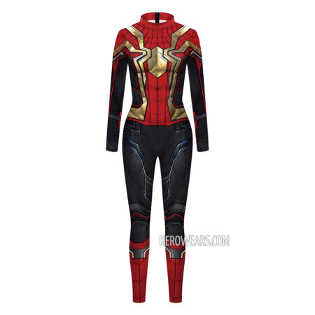 Iron Spider-Man Black Costume Body Suit