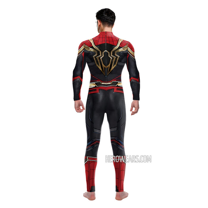 Iron Spider-Man Black Costume Body Suit
