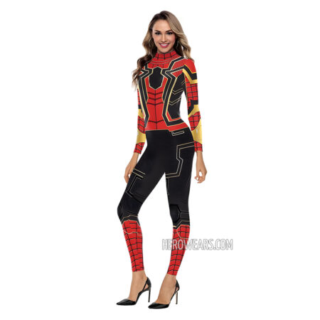 Women's Iron Spider-Man Costume Body Suit