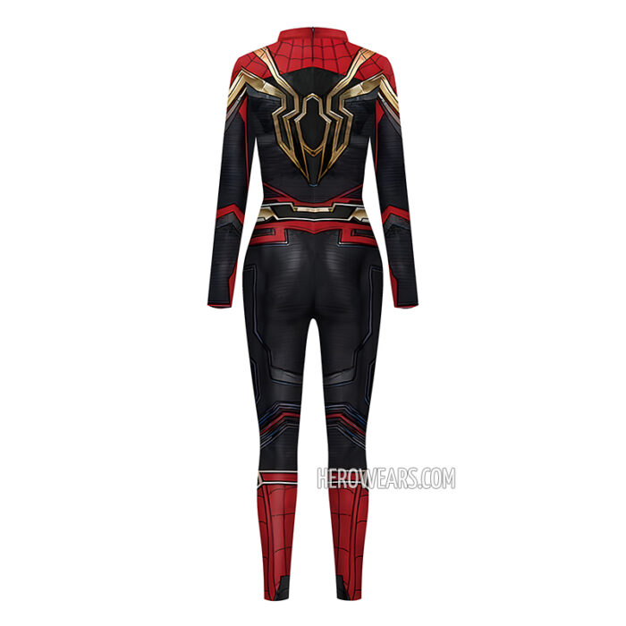 Iron Spider-Man Black Costume Body Suit