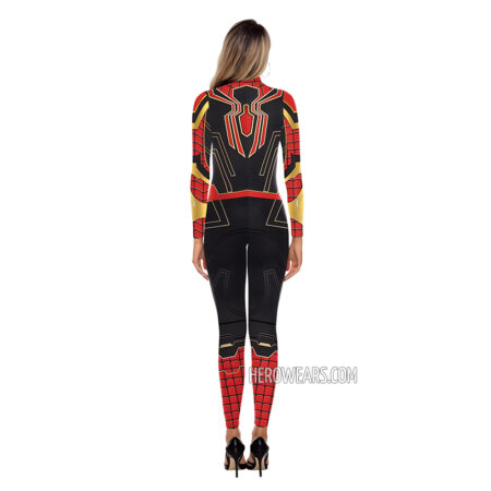 Women's Iron Spider-Man Costume Body Suit