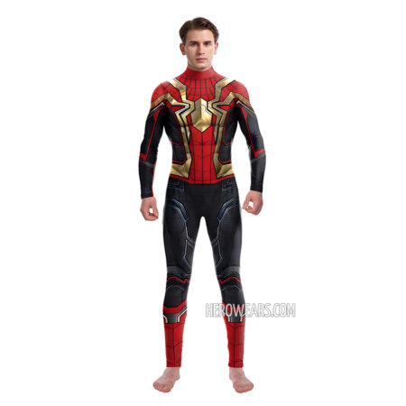 Iron Spider-Man Black Costume Body Suit