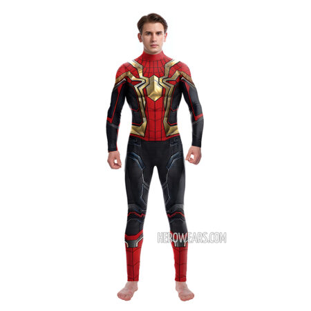 Iron Spider-Man Black Costume Body Suit