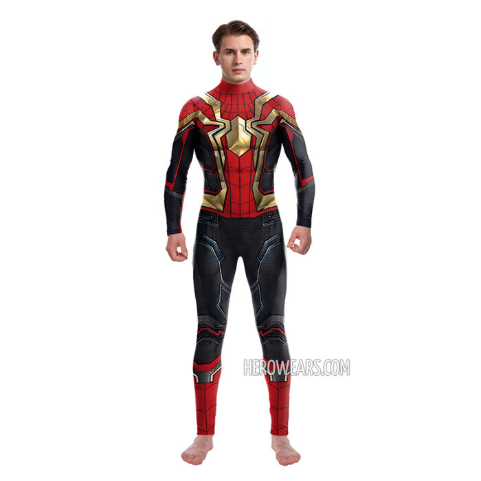 Iron Spider-Man Black Costume Body Suit