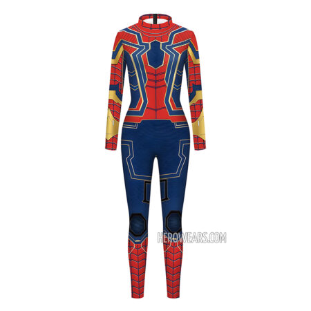 Women's Iron Spider-Man Costume Body Suit