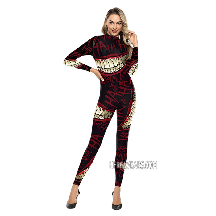 Women's The Joker Costume Body Suit