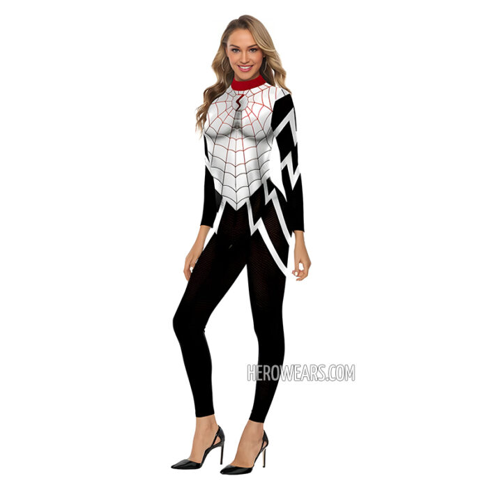 Women's Silk Spider Cindy Moon Costume Body Suit