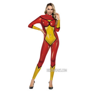 Women's Spider-Woman Jessica Drew Costume Body Suit