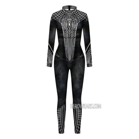 Women's Spiderman Black Costume Body Suit