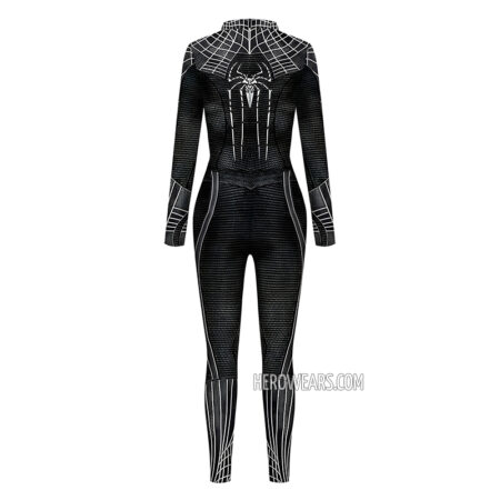 Women's Spiderman Black Costume Body Suit