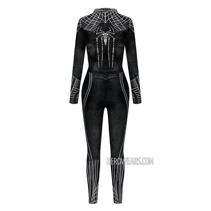 Women's Spiderman Black Costume Body Suit