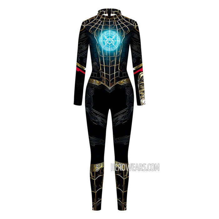 Spiderman Black & Gold Costume Body Suit
